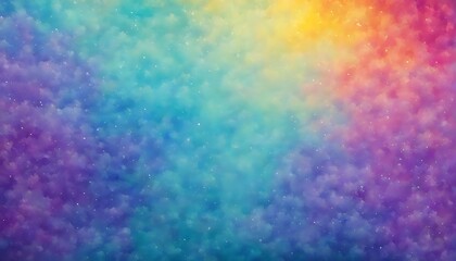 Abstract Watercolor Background with Purple, Blue, and Yellow