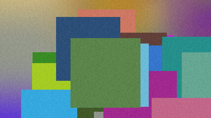 Vibrant Poster Design with Smooth Fluid Shapes and Grainy Gradient Noise Texture