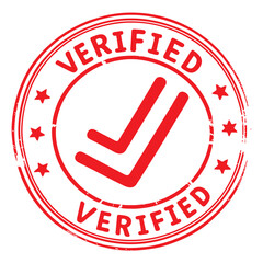 Red Stamp of Verified Status