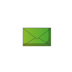 Message icon flat vector design