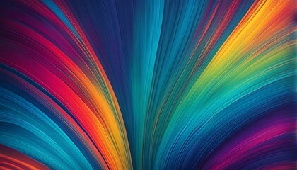 Abstract Colorful Lines Swirling Pattern