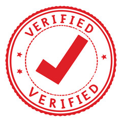 Certified Verified Red Stamp