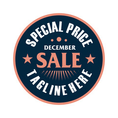 Promotional symbol sale label, sale label vector badge template, sale sticker emblem