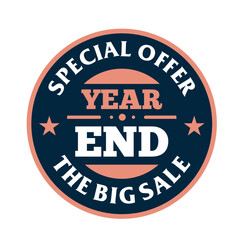 Promotional symbol sale label, sale label vector badge template, sale sticker emblem