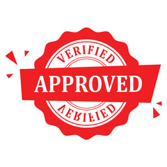Official Approved Stamp Illustration