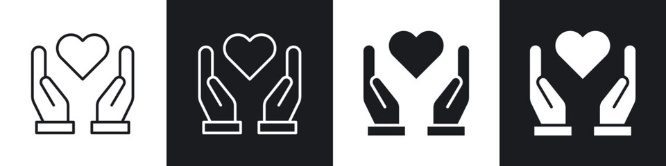 Obraz premium Selfcare icon in thin outlined.
