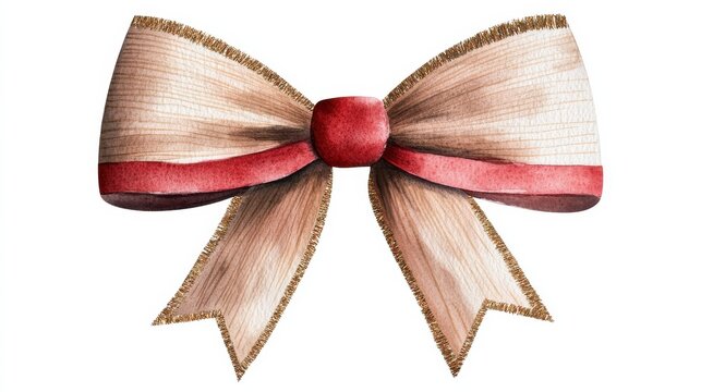 Elegant Christmas Bow Clipart Design for Festive Decor