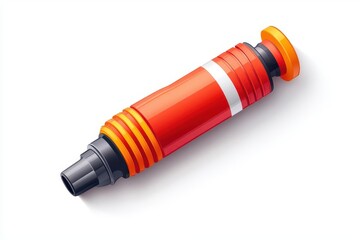 minimalist whistle line icon against a clean white background symbolizing alertness and communication offering a modern interpretation of a classic object in a sleek and simple design