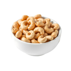 Fototapeta premium I want a picture of a bowl of cashews with white background