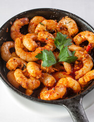 Gambas al Ajillo or garlic shrimp