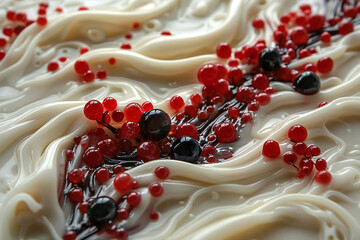 Harmonic Scale of Milk and Blood Droplets