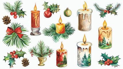 Christmas candles