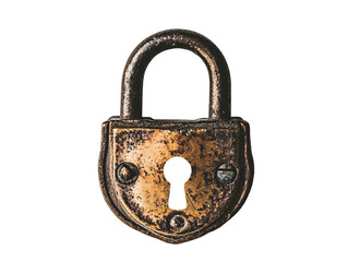 a close up of a lock