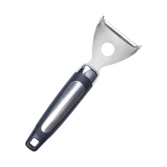 Modern black Potato peeler isolated on a transparent background