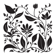 seamless floral pattern with flowers