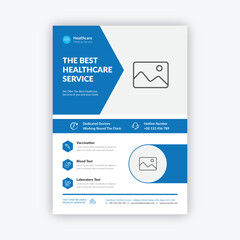 Medical Healthcare Flyer Template Corporate A4 Flyer
