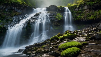 waterfall in the forest