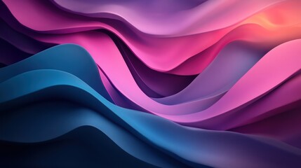 Explore the mesmerizing flow of waves in abstract digital for modern design inspiration