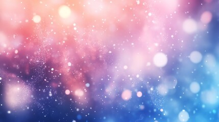 Obraz premium background of artistically rendered snowflakes with a high degree of bokeh, 
