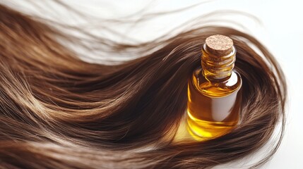 Naklejka premium Hair Oil Treatment.