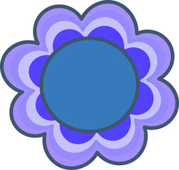 Illustration of a Stylized Flower