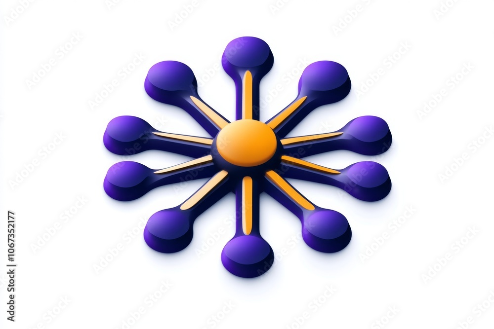 Poster A clean icon of interconnected nodes, representing a global network and the future of business connectivity