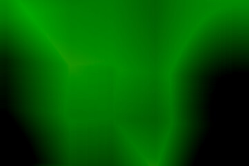 Abstract dark green background. 3D illustration, modern background illustration, fractal surface, light effect texture.