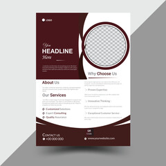 Corporate business flyer design 