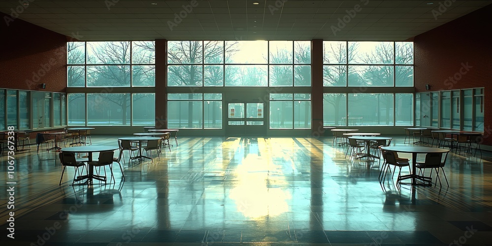 Fototapete An experienced educator sitting with a student one-on-one at a library table, reviewing notes together as sunlight streams through the windows, creating a personal learni