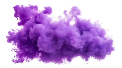 Fototapeta premium purple smoke isolated. PNG