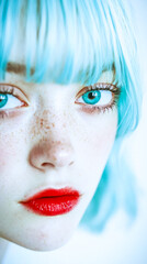 Fototapeta premium bellezza in blu