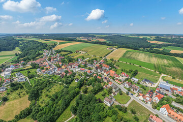 Sommer im Fr&auml;nkischen Seenland am Kleinen Brombachsee bei Absberg