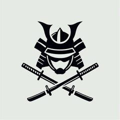 samurai logo illustrated