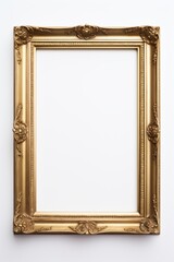 Simple gold frame photo vintage art.