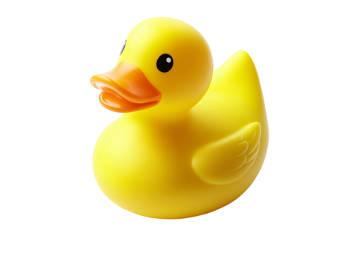 a yellow rubber ducky