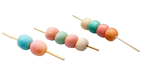 Colorful Ball Skewers of Sweet Treats