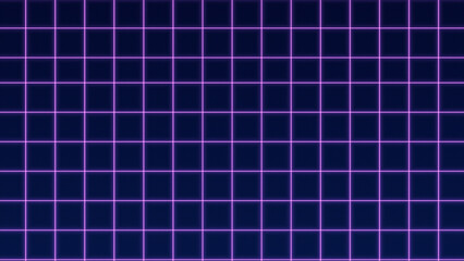 Abstract neon grid, futuristic background, technology and progress