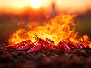 Atlantic lobster boil, Nova Scotia lighthouse