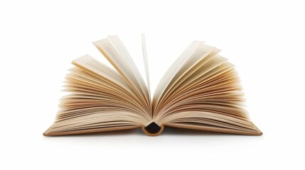 Open Book with Blank Pages - Ready for Your Story