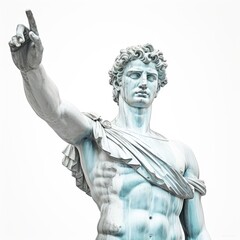 Obraz premium Renaissance marble statue with gesture