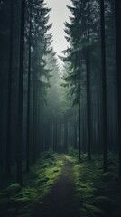 Fototapeta premium Forest nature outdoors woodland.