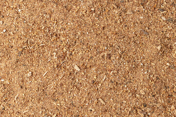 Sawdust background. Finely pulverized wood