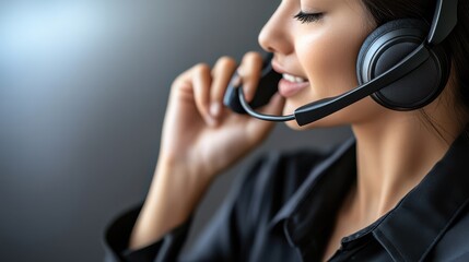 Professional call center operator enhances customer experience with effective communication skills