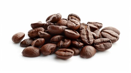 Close-Up of Roasted Coffee Beans: A Rich, Aromatic Experience