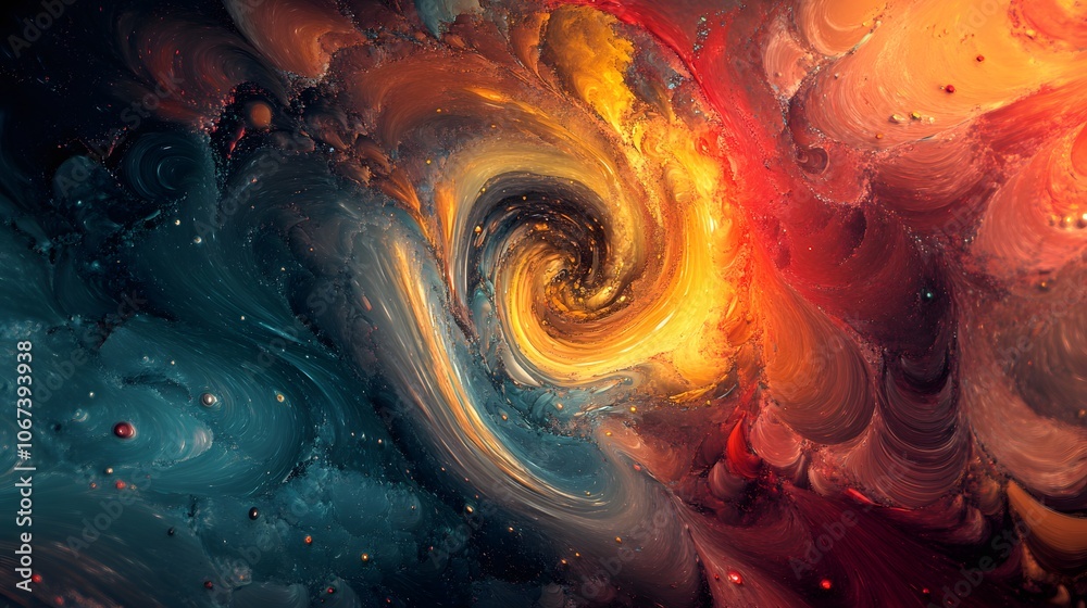 Poster High-energy abstract background with dynamic shapes and bold colors, capturing a humorous and friendly mood, 4k resolution