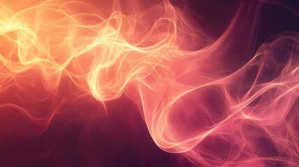 Friendly abstract design with soft, flowing lines and warm colors, adding a comforting and gentle atmosphere, 4k resolution
