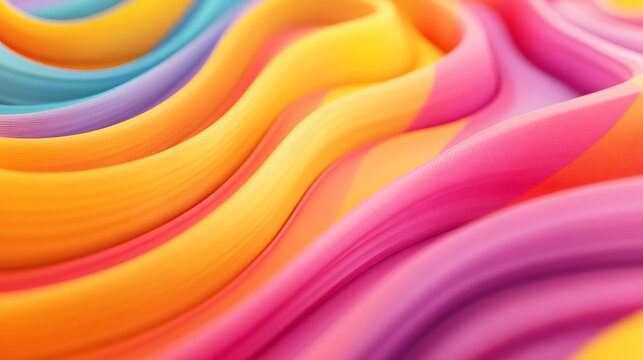 Fun and cheerful abstract background with lively colors and whimsical patterns, creating an upbeat and humorous ambiance, 4k resolution