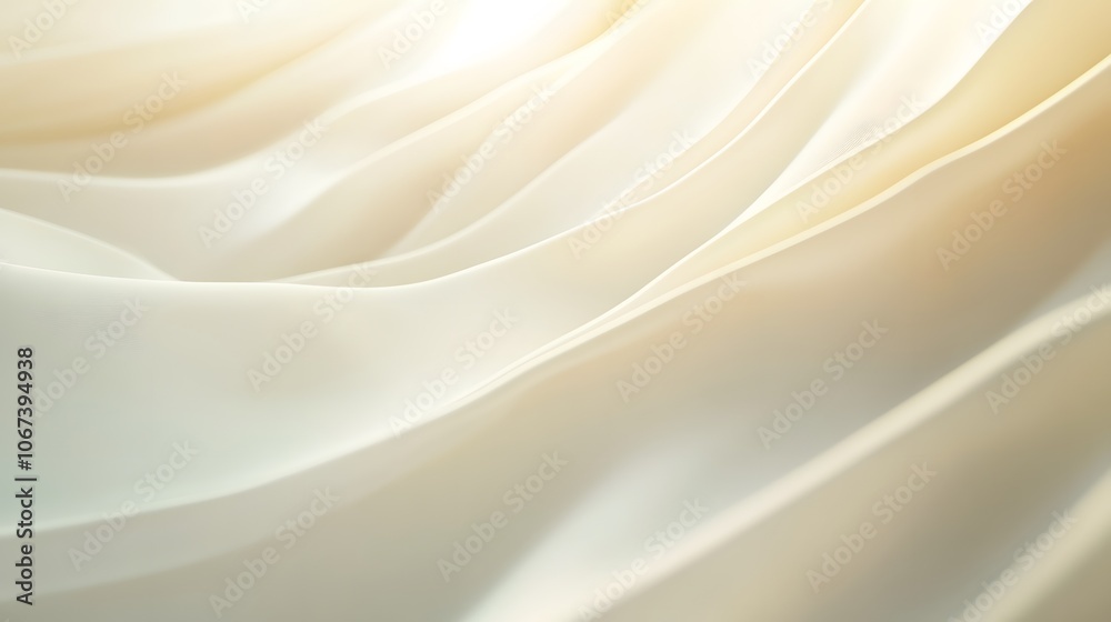 Poster soft and inviting abstract background with gentle curves and warm pastel tones, giving a friendly an