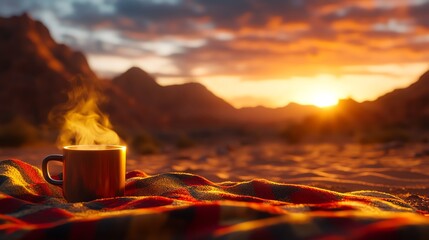 Zarb desert cooking, Wadi Rum sunset