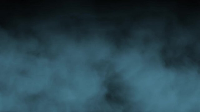 Abstract smoke and fog on dark background, realistic smoke, looping background.